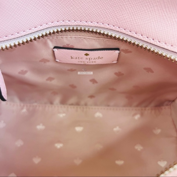 Kate Spade Staci Chalk Pink Small Satchel Crossbody - Picture 8 of 9
